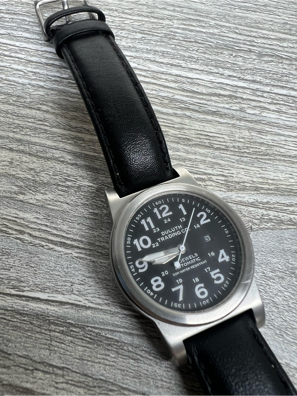 Duluth Trading Co. Black Dial Automatic Watch 32mm - Picture 3 of 8